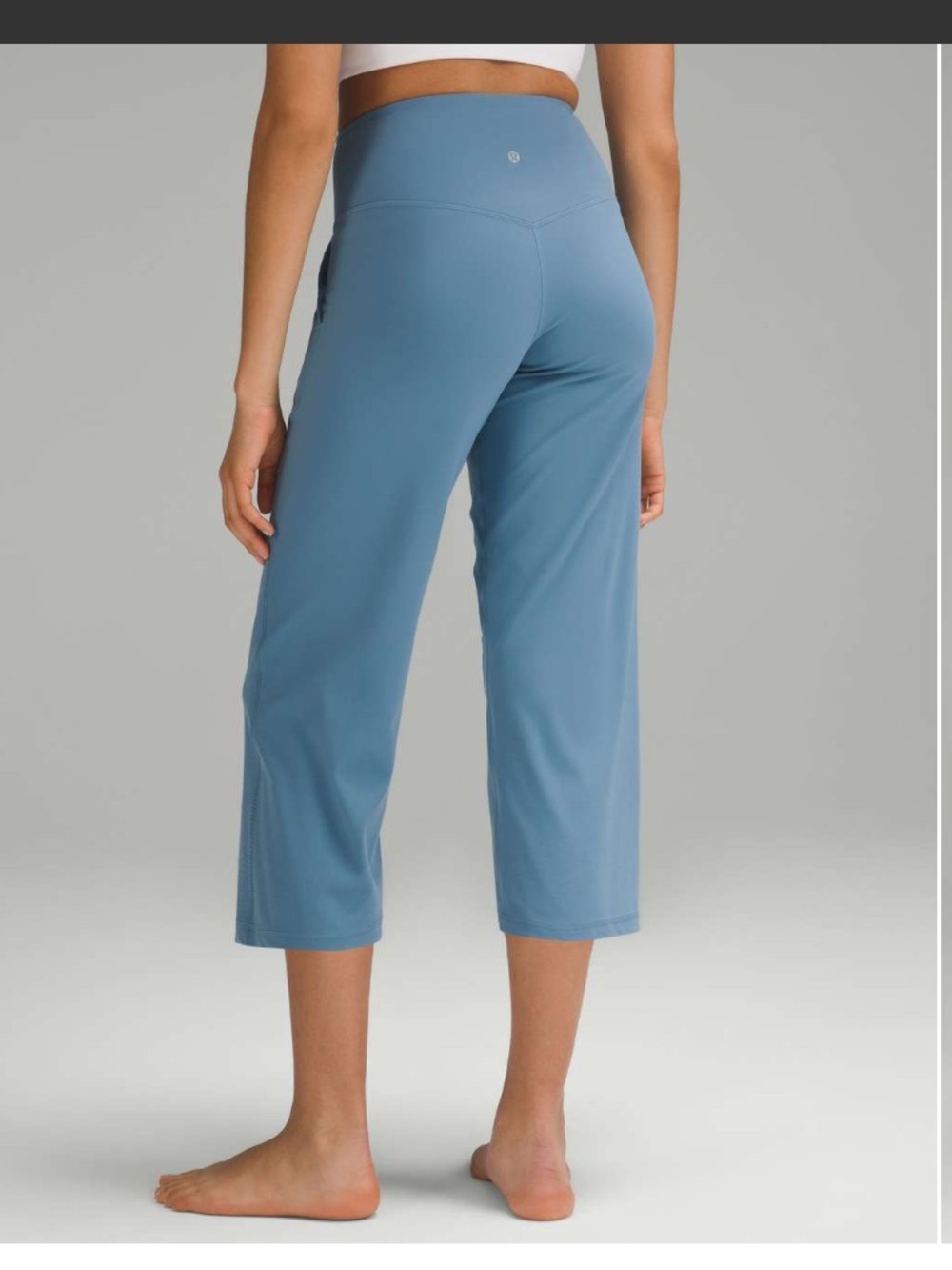 NWT Lululemon Align High-Rise Wide-Leg Cropped Pant 23"